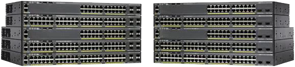 Figure 1.  Cisco Catalyst 2960-X Series Switche